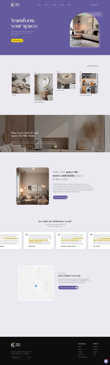 Kairos Kharis — Interior design